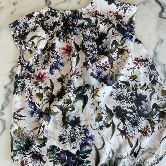 Rebecca Taylor Silk Floral Top - Picture 11 of 14